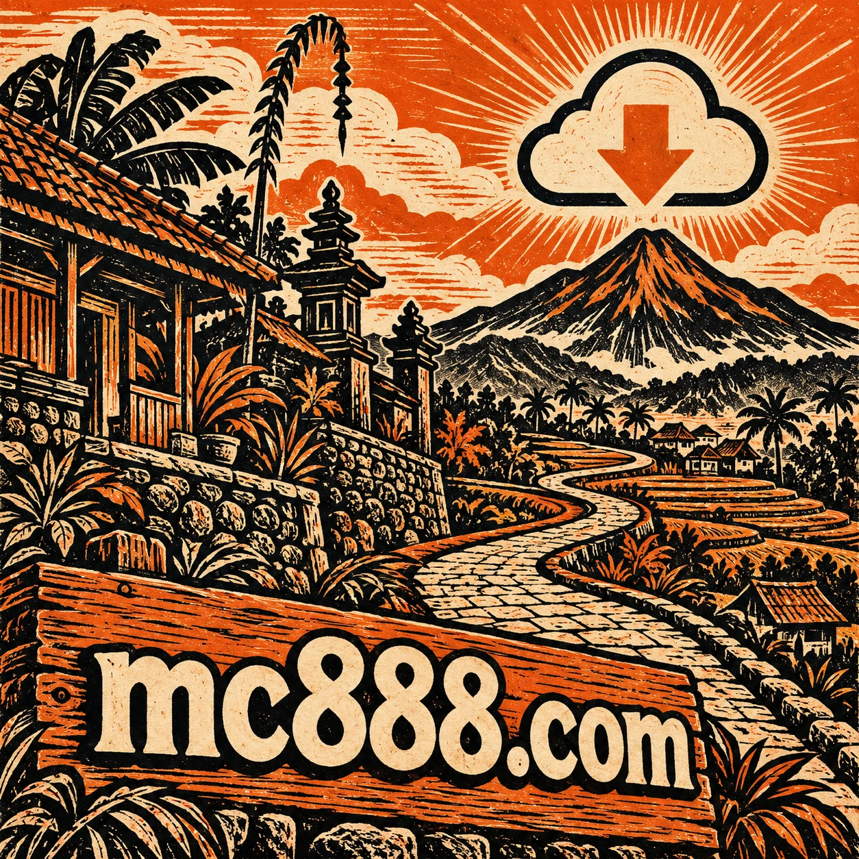 Ilustrasi unduhan apk mc888