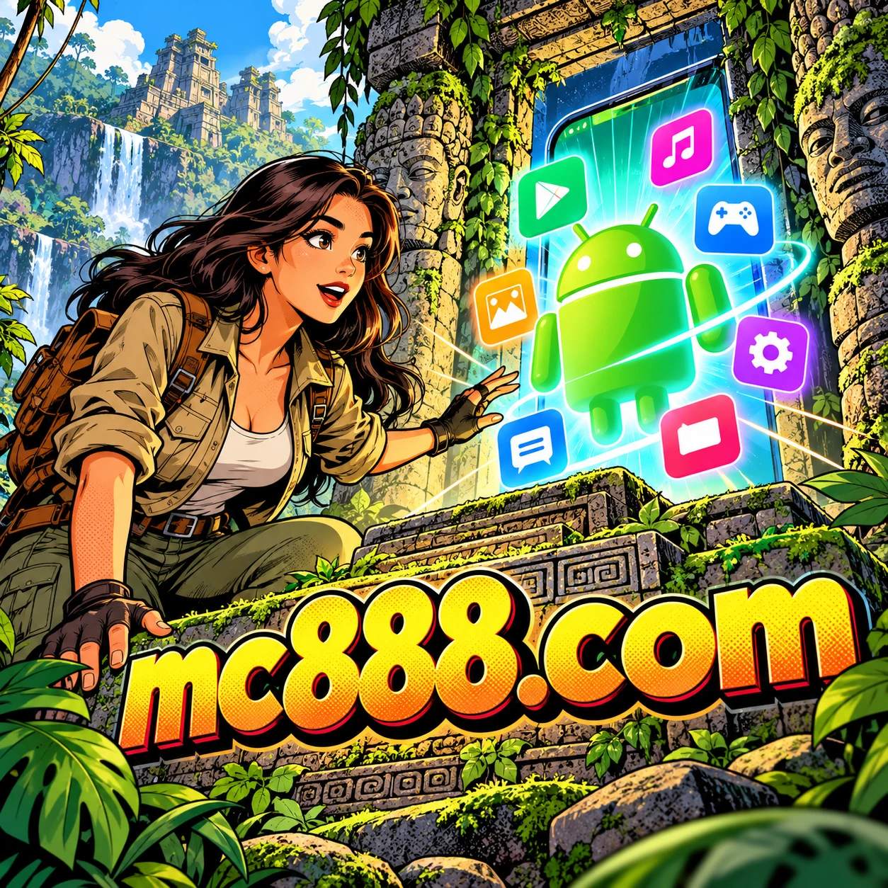 Ilustrasi bantuan Android mc888